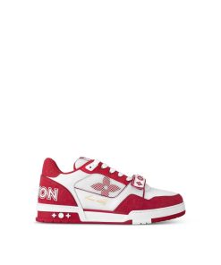 Uomo Louis Vuitton Sneakers | Sneaker Lv Trainer Rosso