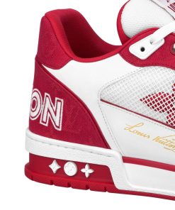 Uomo Louis Vuitton Sneakers | Sneaker Lv Trainer Rosso