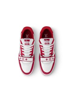 Uomo Louis Vuitton Sneakers | Sneaker Lv Trainer Rosso