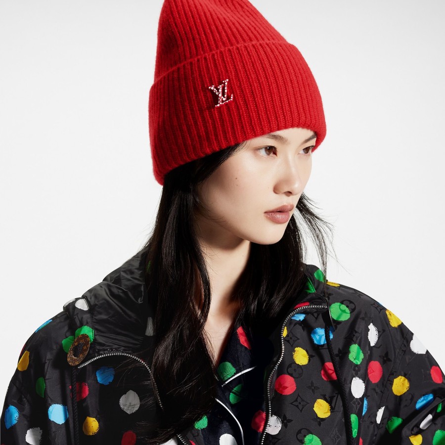 Donna Louis Vuitton Cappelli E Guanti | Lv X Yk Berretto Infinity Dots