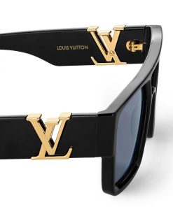 Uomo Louis Vuitton Occhiali Da Sole | Occhiali Da Sole Lv Sleek Square Nero