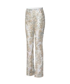 Donna Louis Vuitton Pantaloni | Pantaloni Sartoriali Con Paillettes Effetto Squame