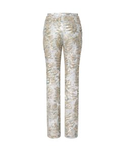 Donna Louis Vuitton Pantaloni | Pantaloni Sartoriali Con Paillettes Effetto Squame