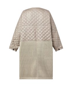 Donna Louis Vuitton Cappotti E Giacche | Cappotto Trapuntato Con Dettagli In Pelliccia Sintetica