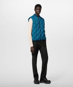 Uomo Louis Vuitton Capispalla E Cappotti | Gilet Con Motivo Monogram Trapuntato