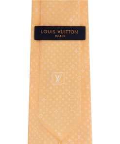 Uomo Louis Vuitton Cravatte E Fazzoletti Da Taschino | Cravatta Beyond Monogram Giallo