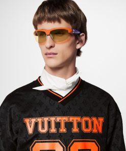 Uomo Louis Vuitton Occhiali Da Sole | Occhiali Da Sole Lv 4Motion Arancione