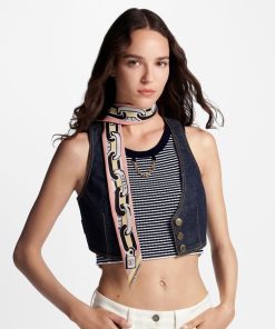 Donna Louis Vuitton Foulard In Seta E Bandeaux | Bandeau Bejewelled Bb