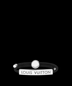 Uomo Louis Vuitton Bracciali | Bracciale Lv Space Nero