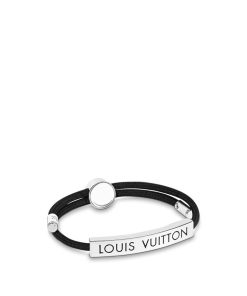 Uomo Louis Vuitton Bracciali | Bracciale Lv Space Nero