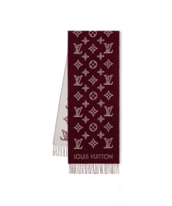 Uomo Louis Vuitton Sciarpe | Sciarpa Mng Shadow Bordeaux