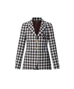 Donna Louis Vuitton Cappotti E Giacche | Blazer Bon Ton A Quadretti Vichy