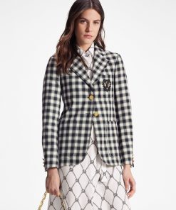 Donna Louis Vuitton Cappotti E Giacche | Blazer Bon Ton A Quadretti Vichy