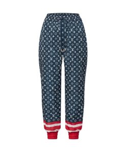 Donna Louis Vuitton Pantaloni | Pantaloni Da Jogging Con Motivo Monogram Tricolore