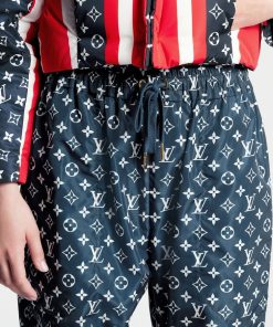 Donna Louis Vuitton Pantaloni | Pantaloni Da Jogging Con Motivo Monogram Tricolore