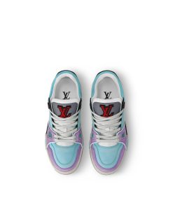 Donna Louis Vuitton Sneakers | Sneaker Lv Trainer Blu