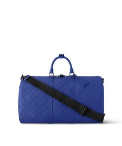 Uomo Louis Vuitton Selezione Di Borse In Pelle | Keepall Bandouliere 50