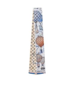 Donna Louis Vuitton Foulard In Seta E Bandeaux | Bandeau Up And Away Bleu Clair