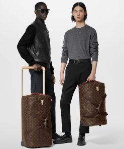 Uomo Louis Vuitton Valigie Con Rotelle | Borsone Horizon Soft Duffle 65