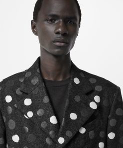 Uomo Louis Vuitton Capispalla E Cappotti | Lv X Yk Cappotto Con Stampa Painted Dots