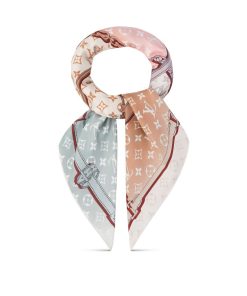 Donna Louis Vuitton Foulard In Seta E Bandeaux | Foulard Monogram Confidential 70