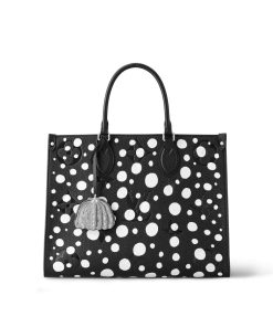 Donna Louis Vuitton Totes | Lv X Yk Borsa Onthego Mm Noir/Blanc