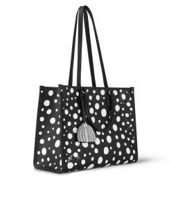 Donna Louis Vuitton Totes | Lv X Yk Borsa Onthego Mm Noir/Blanc