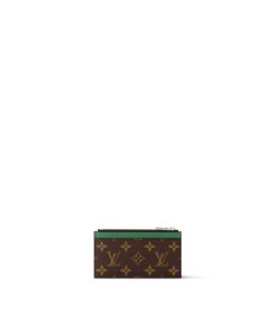 Uomo Louis Vuitton Portacarte E Custodie Per Passaporto | Portamonete E Porta Carte Di Credito Verde