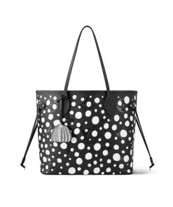 Donna Louis Vuitton Totes | Lv X Yk Neverfull Mm Noir/Blanc