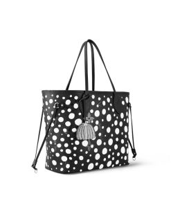 Donna Louis Vuitton Totes | Lv X Yk Neverfull Mm Noir/Blanc