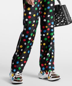 Donna Louis Vuitton Pantaloni | Lv X Yk Pantaloni Morbidi Con Motivo Painted Dots