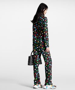 Donna Louis Vuitton Pantaloni | Lv X Yk Pantaloni Morbidi Con Motivo Painted Dots