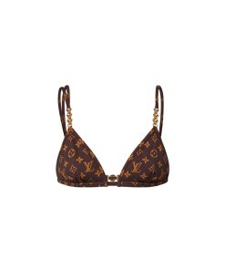 Donna Louis Vuitton Costumi | Top Bikini Con Motivo Monogram