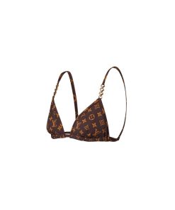 Donna Louis Vuitton Costumi | Top Bikini Con Motivo Monogram