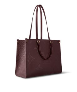 Donna Louis Vuitton Selezione Di Borse In Pelle | Borsa Tote Onthego Mm Vinaccia