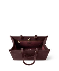 Donna Louis Vuitton Selezione Di Borse In Pelle | Borsa Tote Onthego Mm Vinaccia