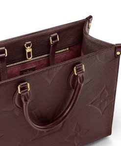 Donna Louis Vuitton Selezione Di Borse In Pelle | Borsa Tote Onthego Mm Vinaccia