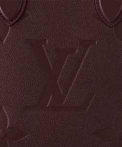 Donna Louis Vuitton Selezione Di Borse In Pelle | Borsa Tote Onthego Mm Vinaccia