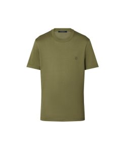 Uomo Louis Vuitton T-Shirt E Polo | T-Shirt Classica In Cotone Bronze