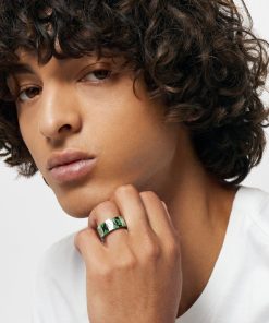 Uomo Louis Vuitton Anelli E Orecchini | Anello Lv Mosaic Verde