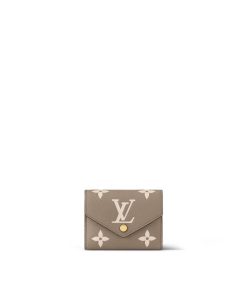 Donna Louis Vuitton Portafogli Compatti | Portafoglio Victorine Tourterelle/Creme