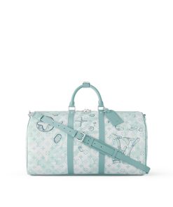 Uomo Louis Vuitton Icone Monogram | Keepall Bandouliere 50