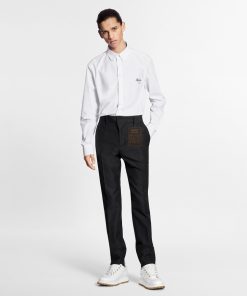 Uomo Louis Vuitton Pantaloni | Pantaloni A Sigaretta Noir