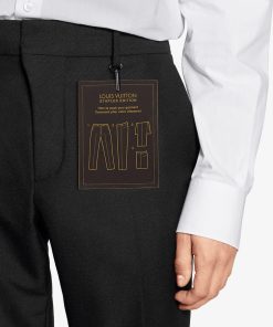 Uomo Louis Vuitton Pantaloni | Pantaloni A Sigaretta Noir