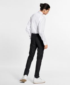 Uomo Louis Vuitton Pantaloni | Pantaloni A Sigaretta Noir