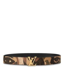 Uomo Louis Vuitton Cinture | Cintura Lv Initiales 40 Mm Reversibile Marrone