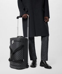 Uomo Louis Vuitton Valigie Con Rotelle | Borsone Horizon Soft Duffle 2R 55