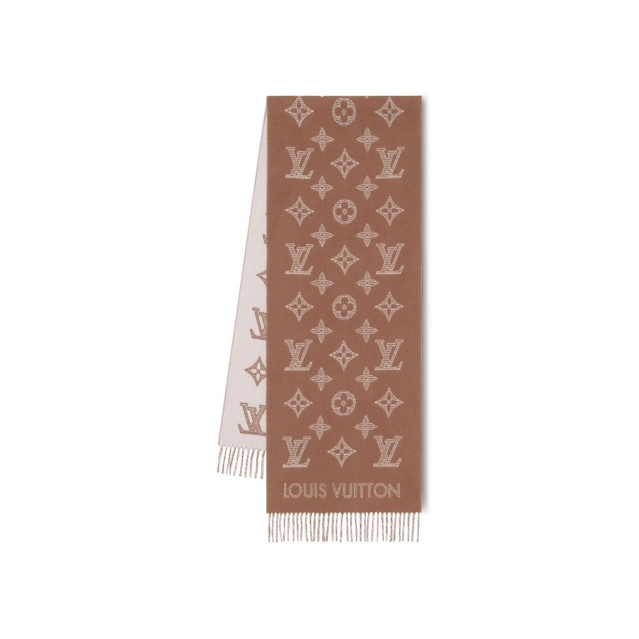 Uomo Louis Vuitton Sciarpe | Sciarpa Mng Shadow Noisette