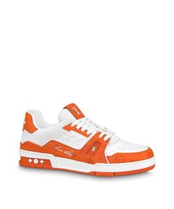 Uomo Louis Vuitton Sneakers | Sneaker Lv Trainer Arancione