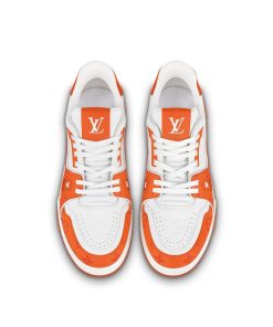 Uomo Louis Vuitton Sneakers | Sneaker Lv Trainer Arancione